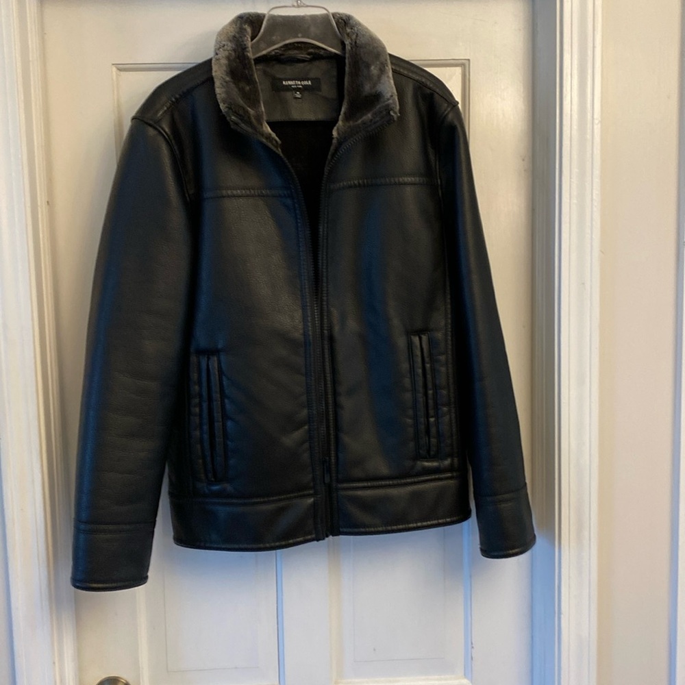 Kenneth Cole Faux Shearling Coat